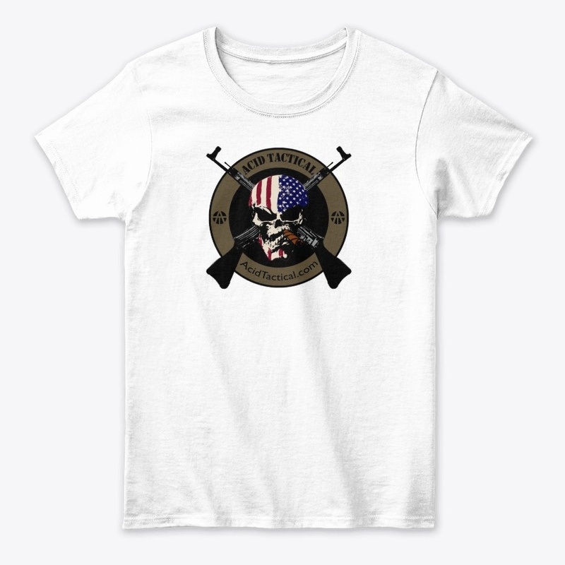 Acid Patriot Skull Logo