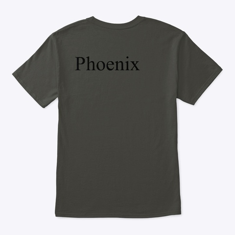 S2 S Phx Smoke Gray T-Shirt Back