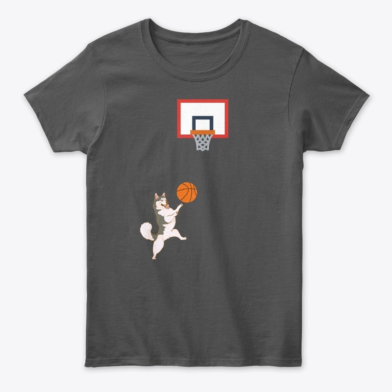 Dog playing Basketball T-shirt