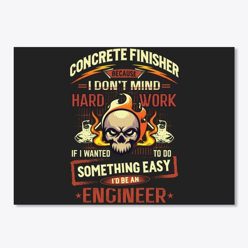 Hardworking Concrete Finisher Hoodie