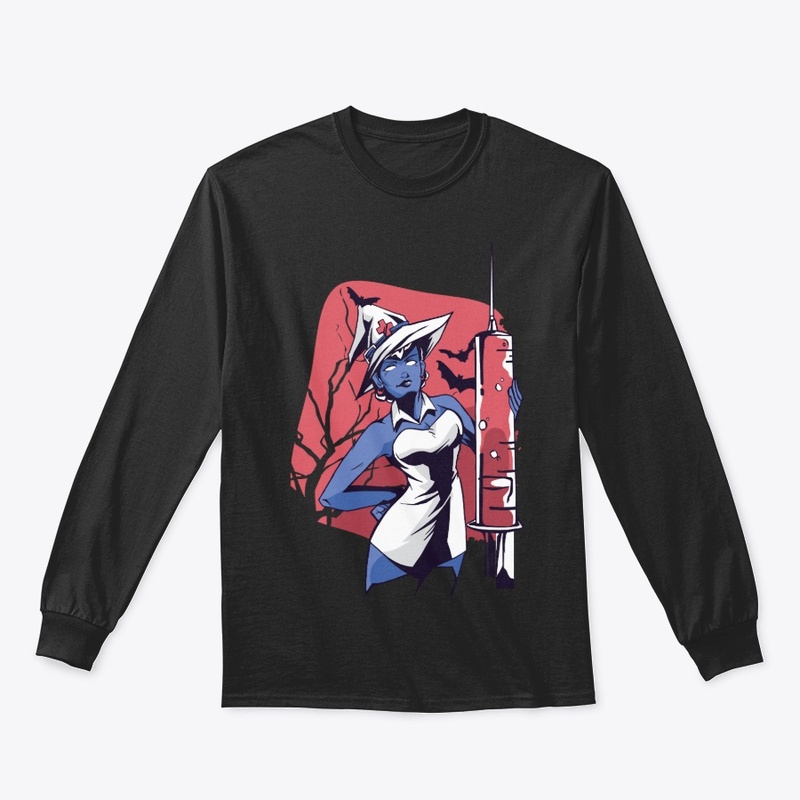 Nurse Witch Premium Scoop T-Shirt