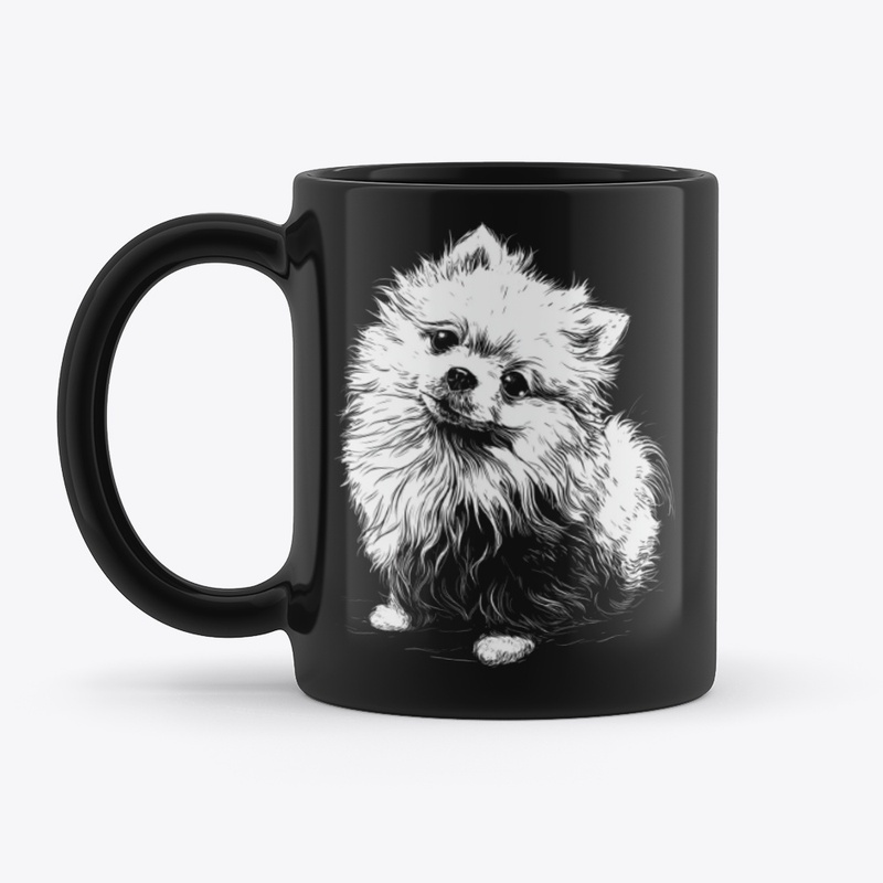 Pomeranian Line Dog