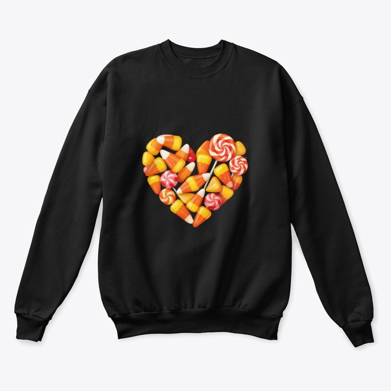 Sweet Candy Corn Heart