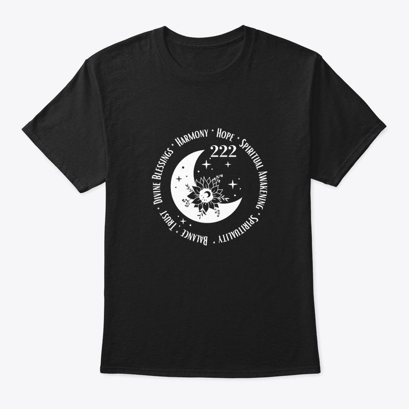 222 Angel Number - Black Collection