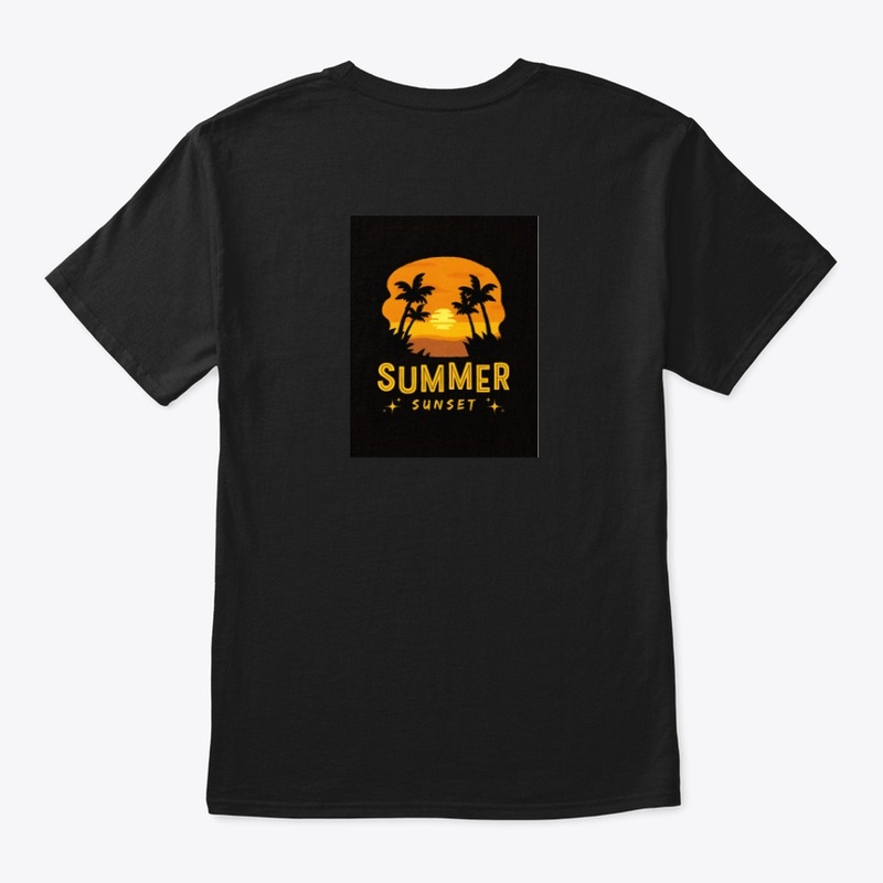 Summer sunset design 