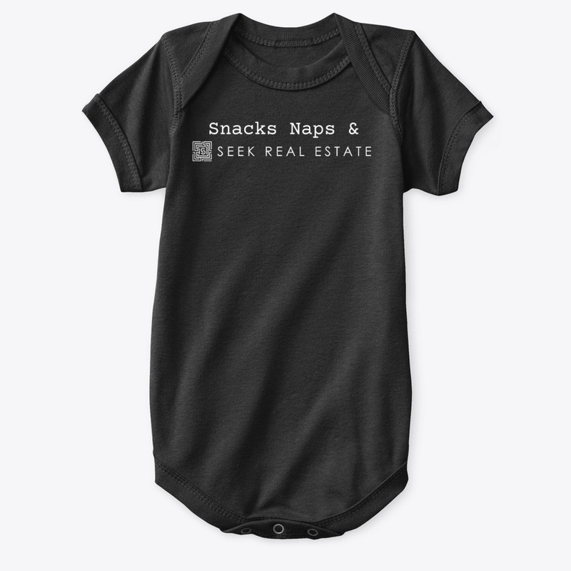 SEEK Logo Snacks & Naps Onesie
