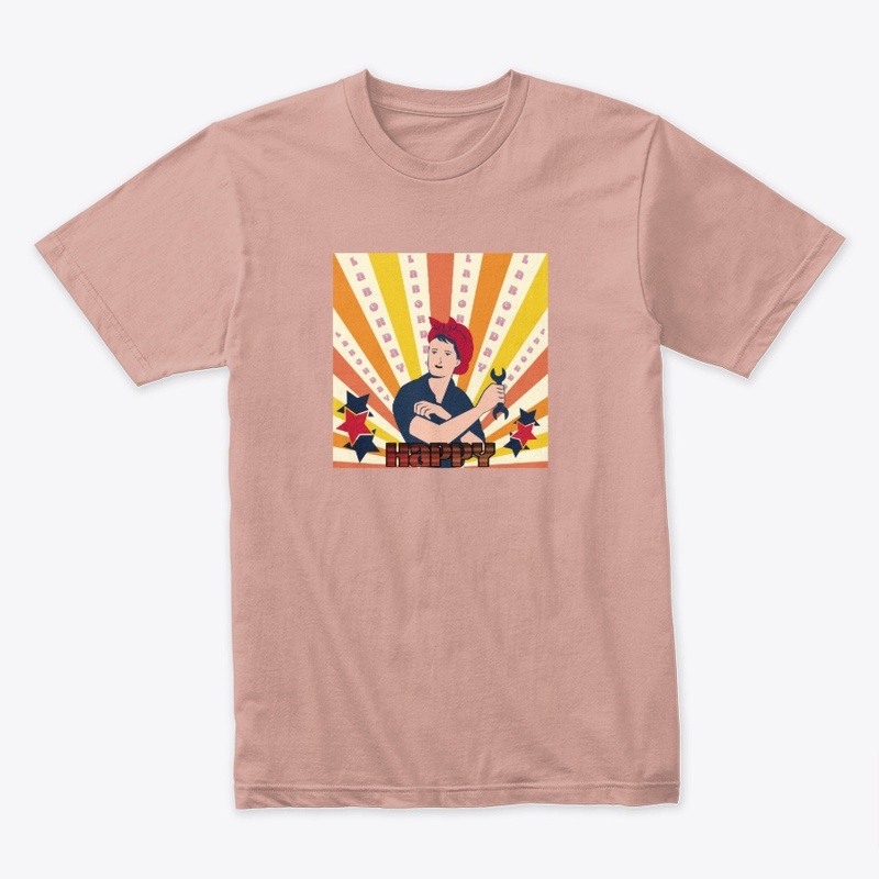 Vintage American Female Worker RetroTee