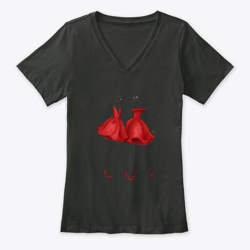 Petal Bloom Couture Duo Illustration