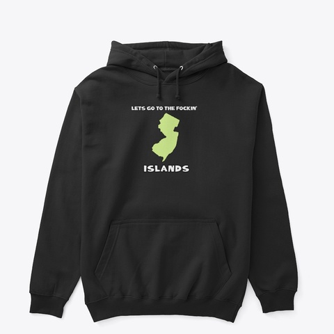 The Fockin Islands Black T-Shirt Front