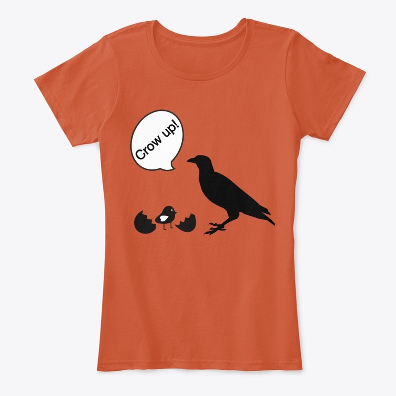 Funny crow design birds corvids
