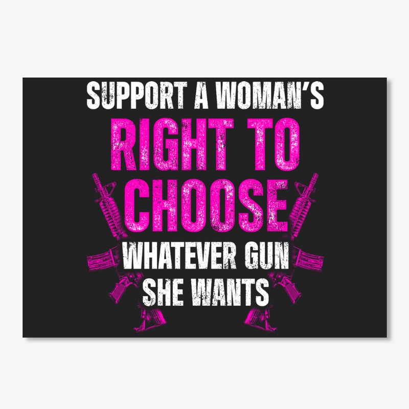 PATRIOTIC - SUPPORT A WOMAN'S W 0055