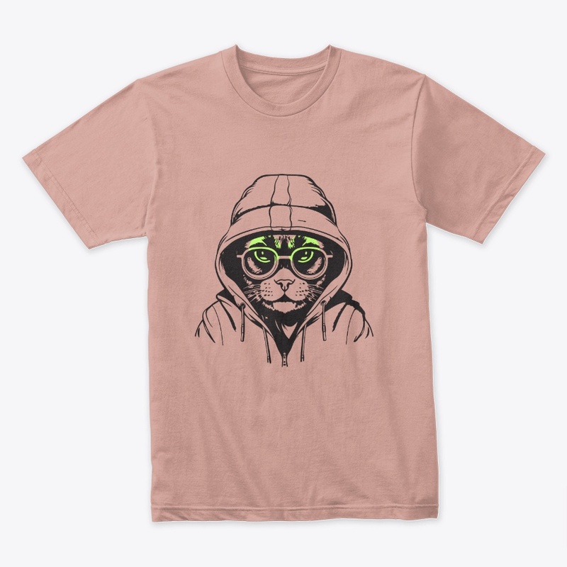 Cat hacker T-shirt