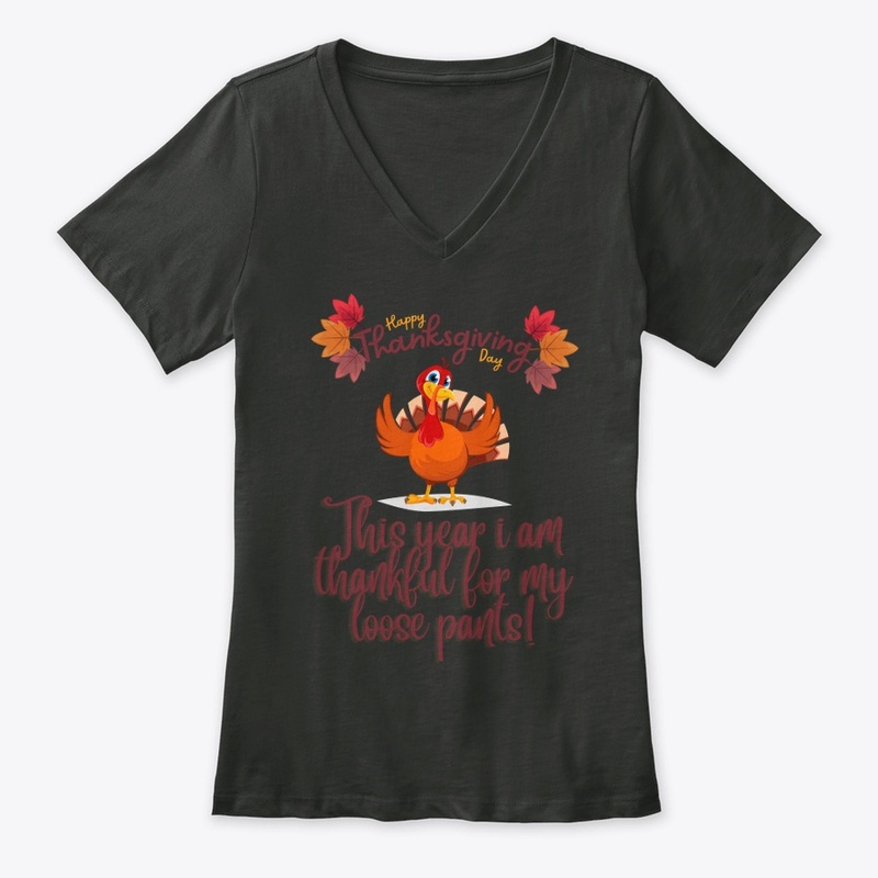 Funny thanksgiving - thankful loose pant