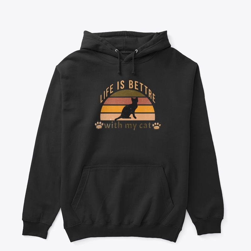 Life Is Better With My Cat Vintage