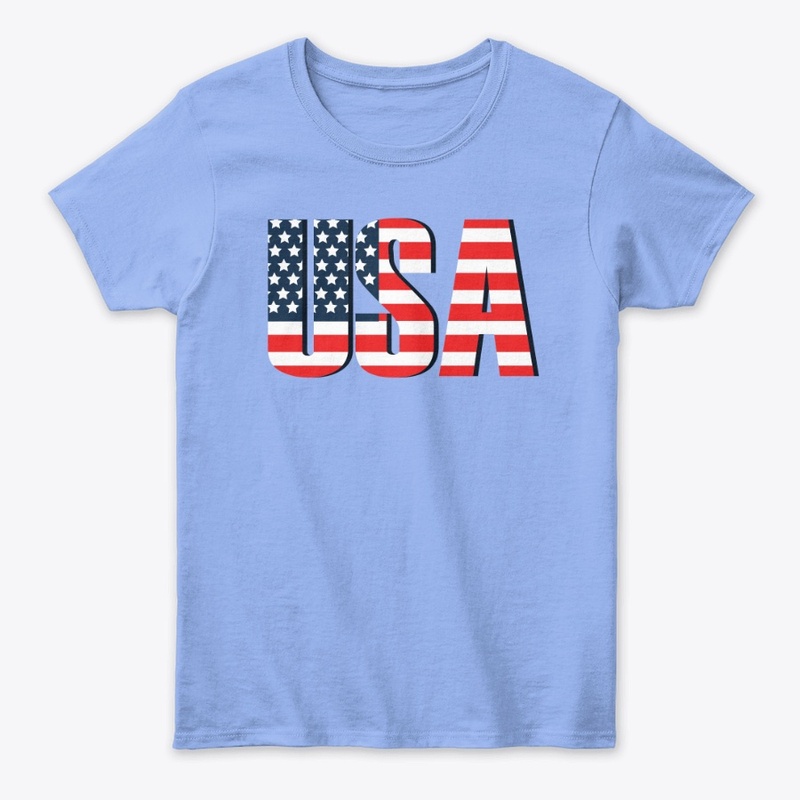 Ladies USA Tee Shirt