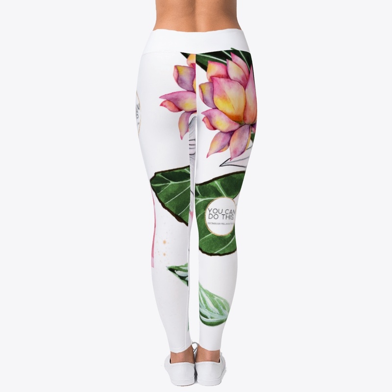 You can do this♥ Floral Leggings