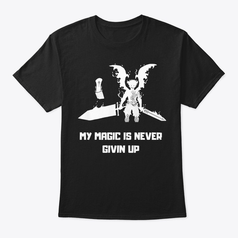 Black Clover Asta Demon Form Tee Shirt A Black T-Shirt Front