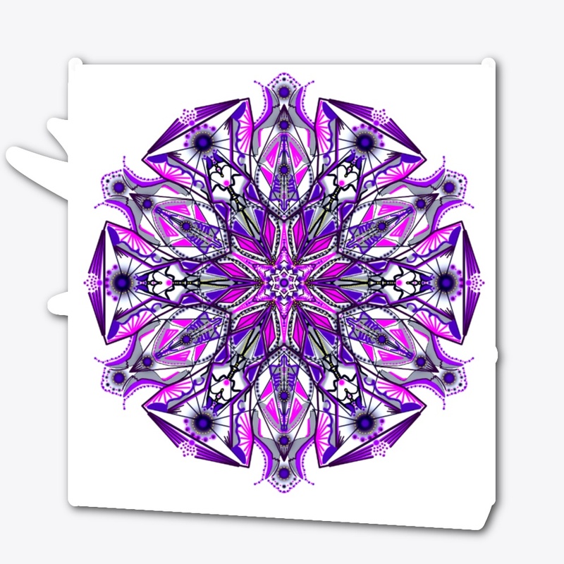 Mandala "Purple Drop"