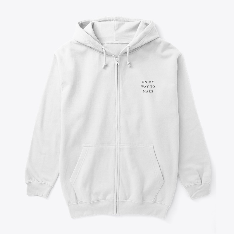 On My Way to Mars - Unisex Full Zip Hoodie