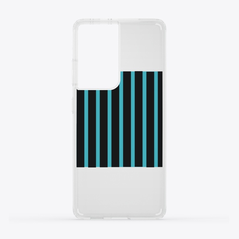 Torquoiuse and Black rectangles pattern