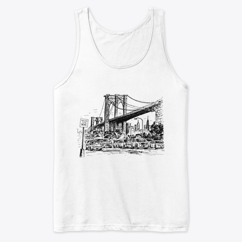 New York Under the Bridge Tank Top