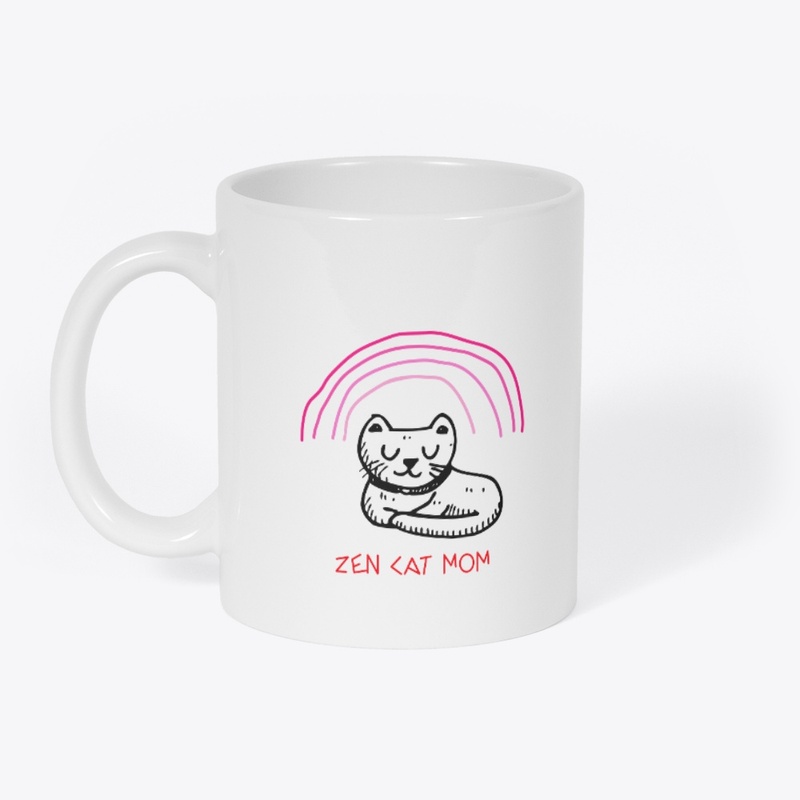 Cat Mom, Cool Mom, Cat Lover Mom Mug
