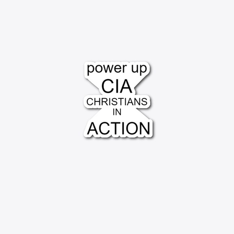 Power Up Cia Christians In Action Standard T-Shirt Front