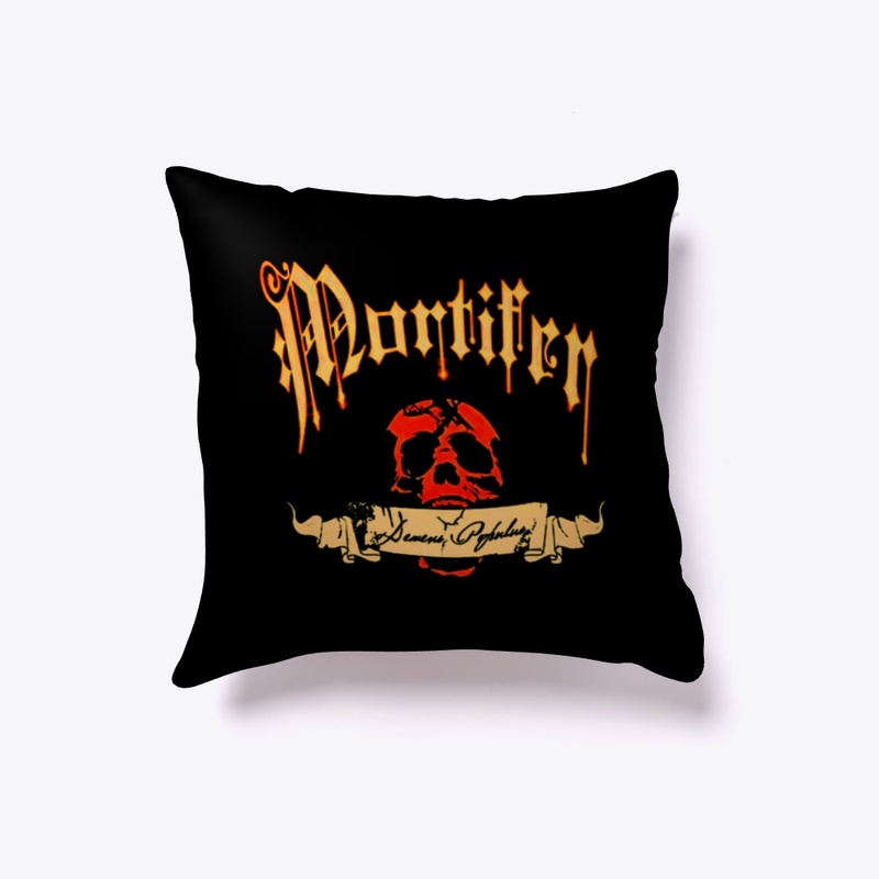 morbid throw pillow