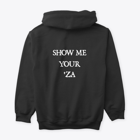 The 'za Collection Black T-Shirt Back