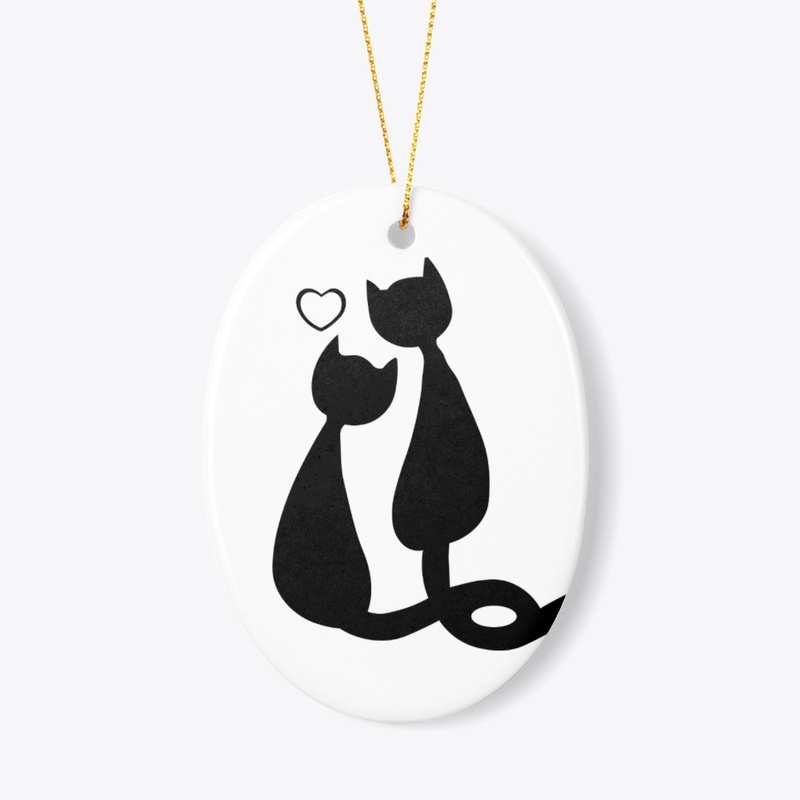 Couple Cat T-shirt Design