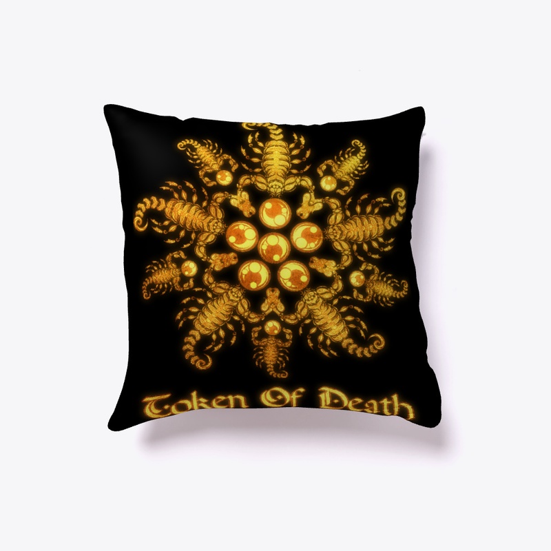Scorpion Flower - Gold Metal 