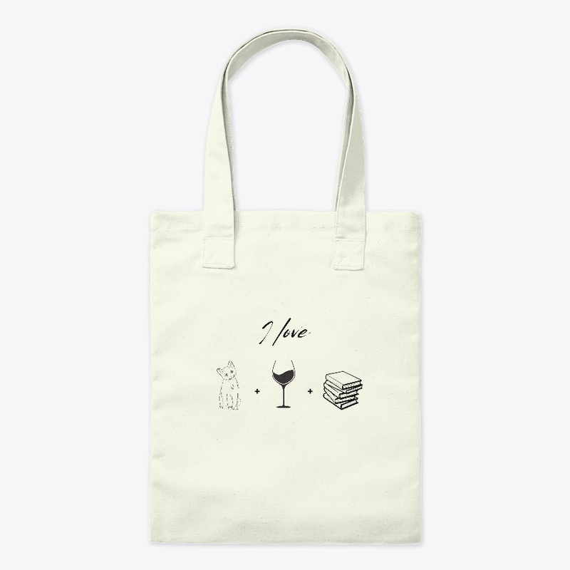 I love cats, wine and books