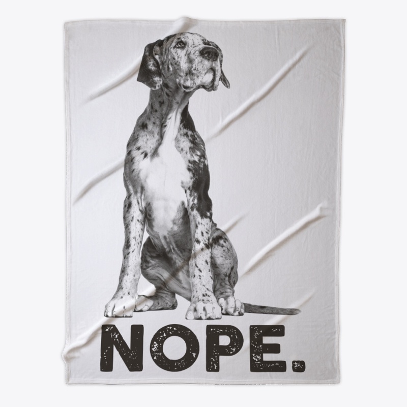 Lazy Nope Great Dane Dog Themed Gift