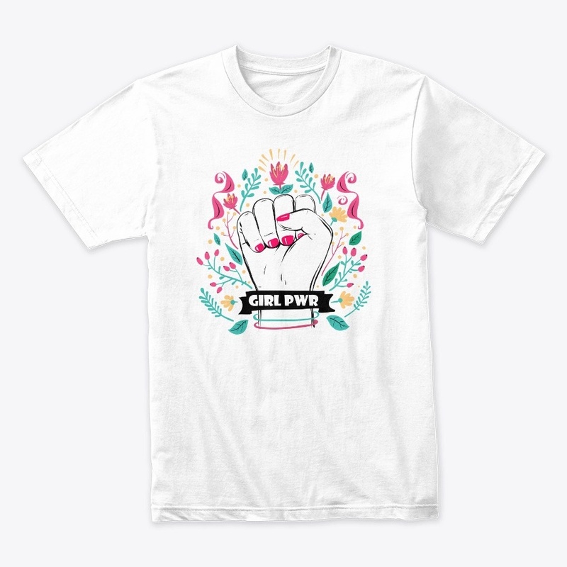 Feminism Girls Power T-shirt Designs 