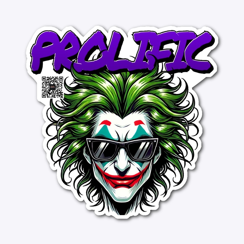 PROLIFIC COMIC LOGO - JKR STICKER