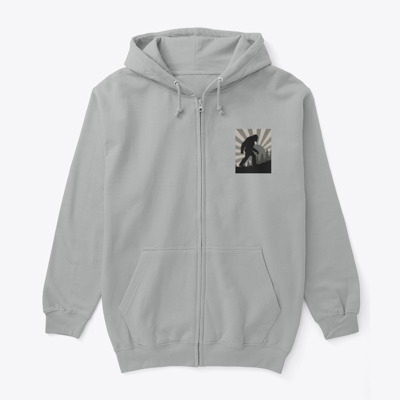 Bigfoot at Sunrise Full Zip Hoodie