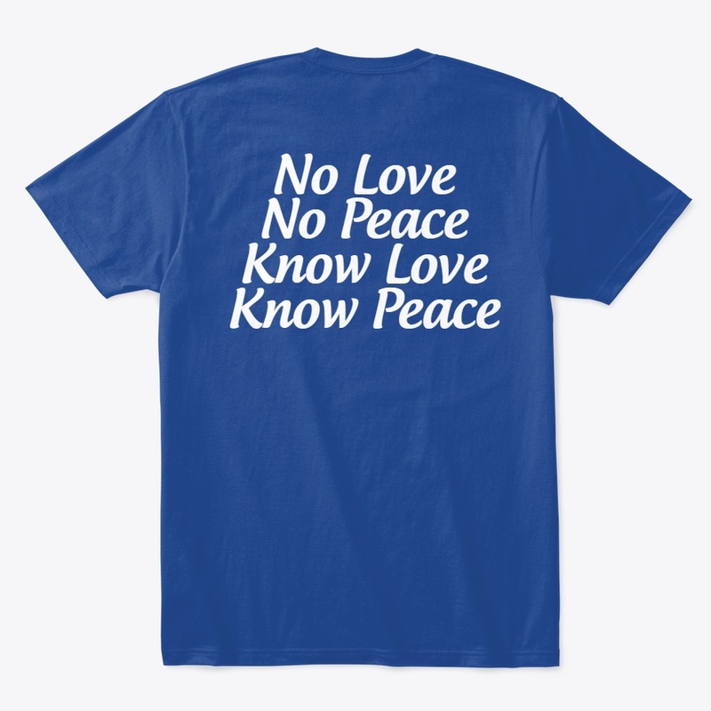 No Love No Peace - White Print