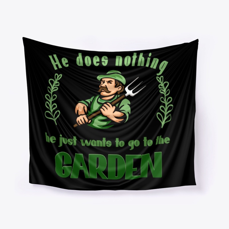 Gardener just wants to go to the garden.