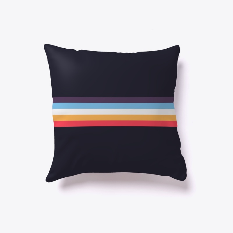 Ujisato Abstract Colorful Retro Stripes