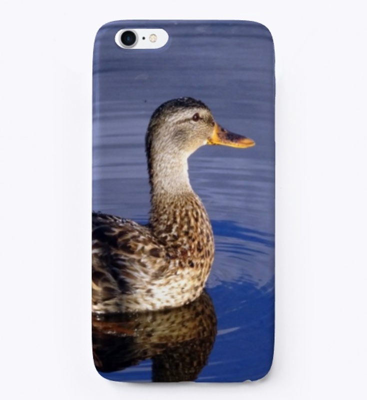 There was only a duck on the lake...