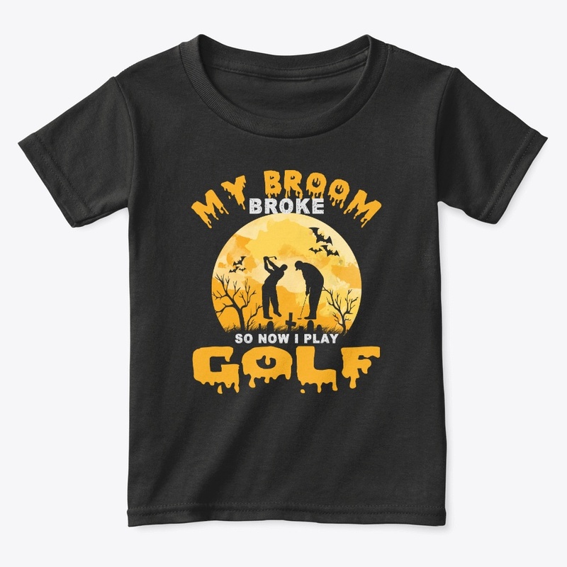 My Broom Broke so I play Golf