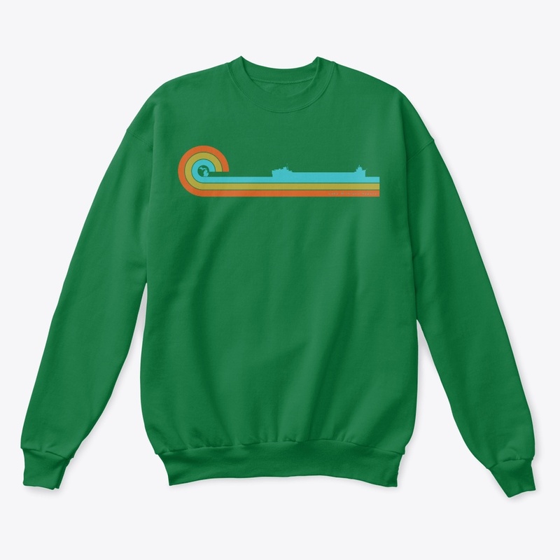 Michigan Retro Cargo Ship