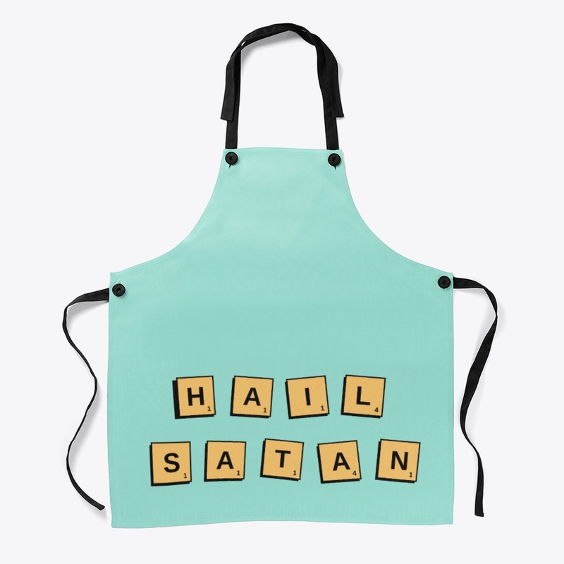 "Hail Satan" - Scr*bble Tiles
