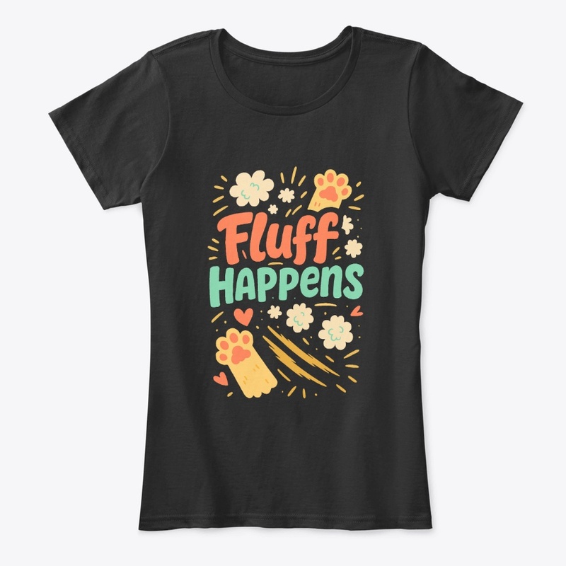 Fluff Happens – Maine Coon Cat Quote 