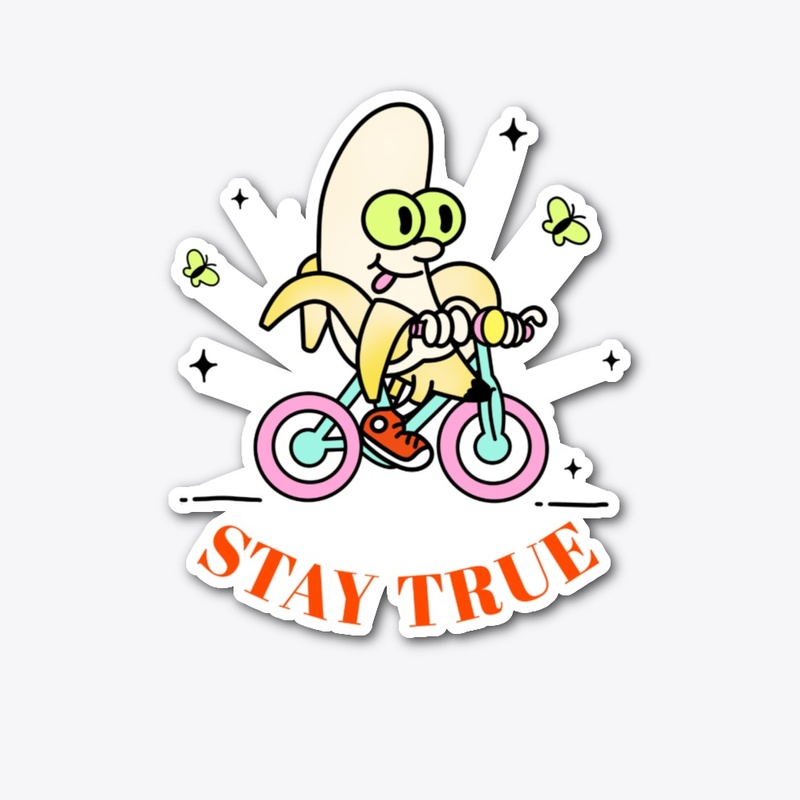 Stay True Like Bicycle Rider