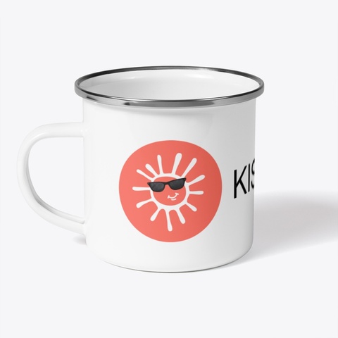 Kiskeya Life   Taza De Acampar White Kaos Front