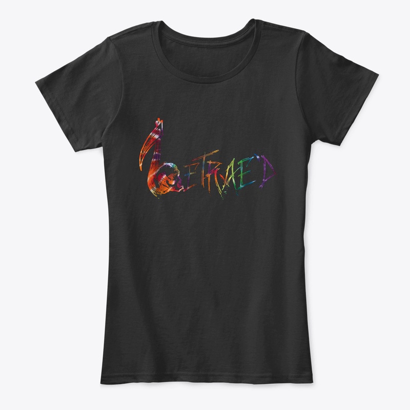 Tyedye logo on black