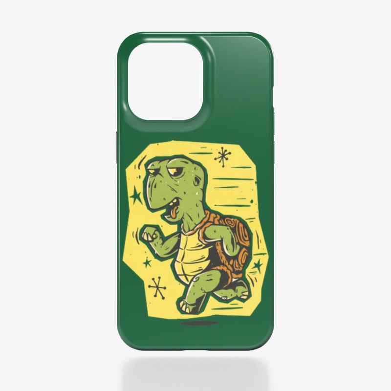 Funny Turtle Trying Hard