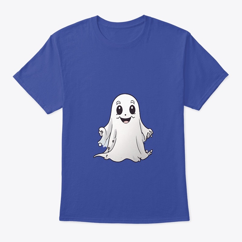 Cute little ghost with unsettling