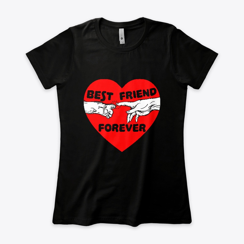 Best Friend Forever Red Heart
